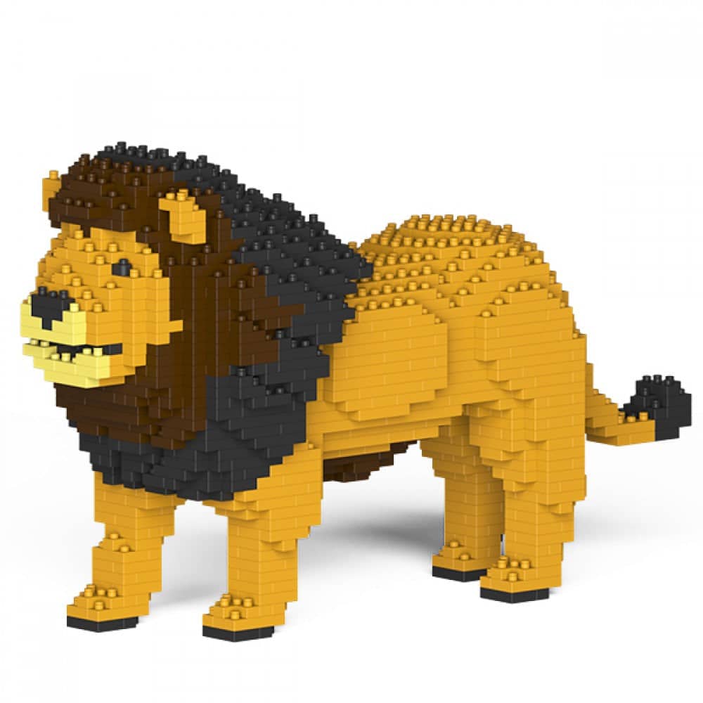 Lion Toy Building Blocks l Different Than LEGOs – Build 'Em Pets